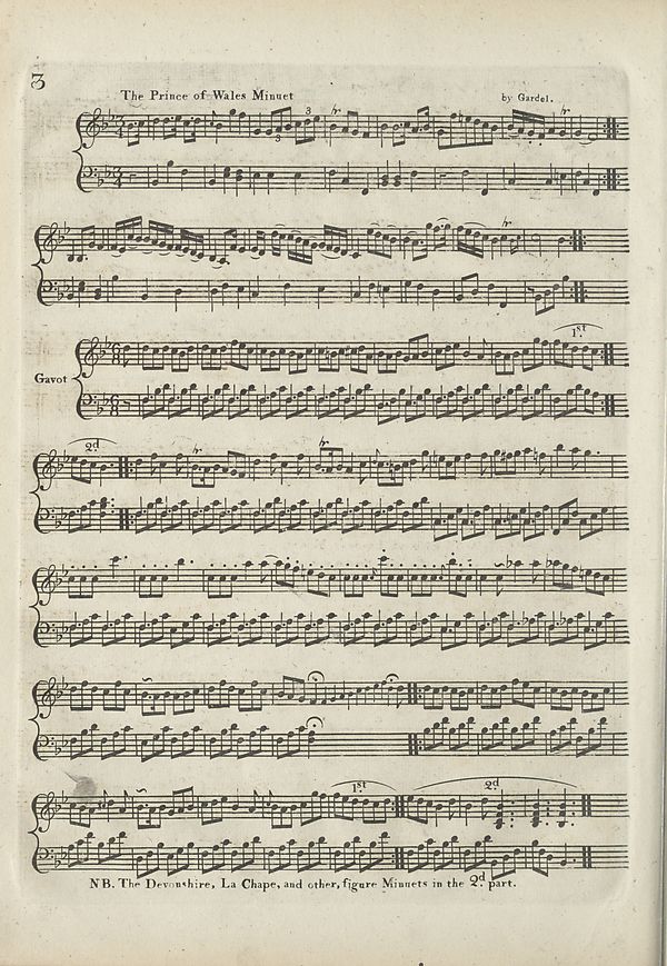 (8) Page 3 - Prince of Wales Minuet