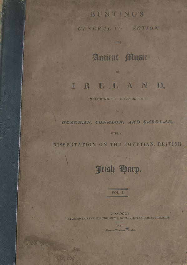 (1) Original front cover - Ancient Music of Ireland