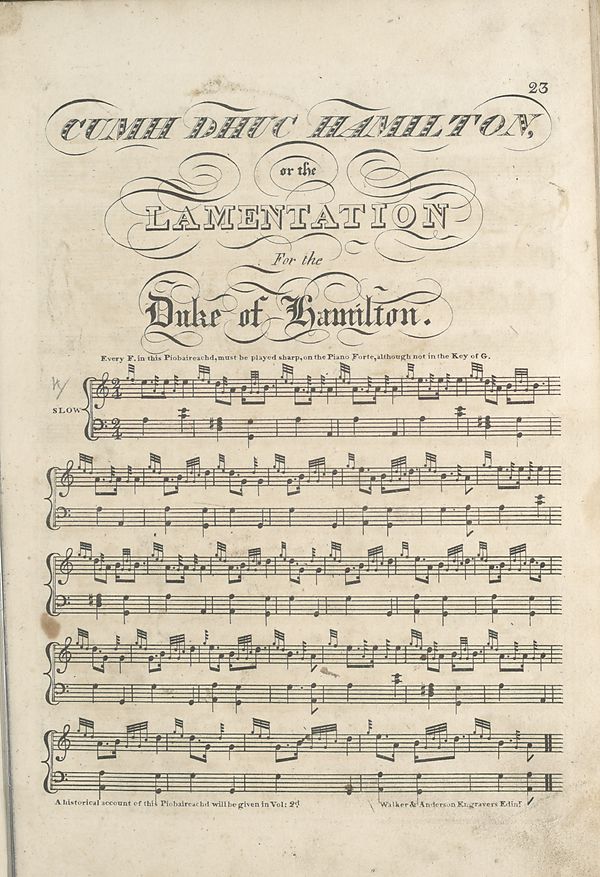 (43) Page 23 - Cumh Dhuc Hamilton or the Lamentation for the Duke of Hamilton
