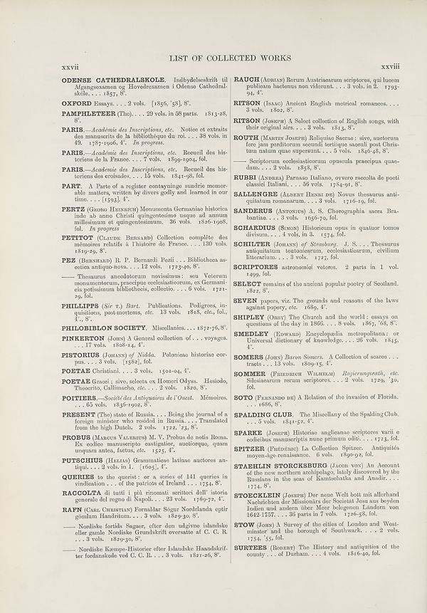 (24) Columns xxvii and xxviii -