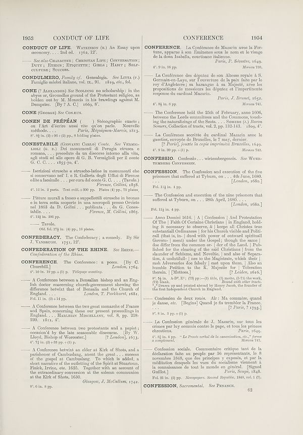 (1041) Columns 1953 and 1954 - 