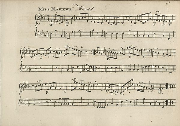 (17) Page 7 - Miss Napier's minuet