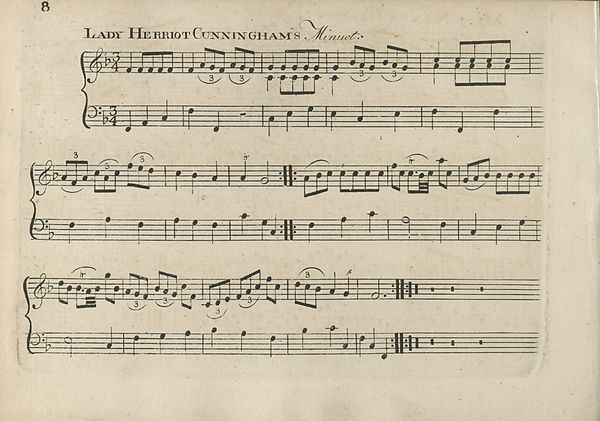 (18) Page 8 - Lady Herriot Cunningham's minuet
