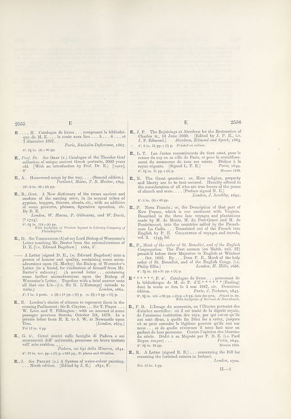(15) Columns 2555 and 2556 -