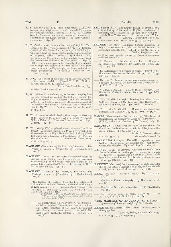 (16) Columns 2557 and 2558 -