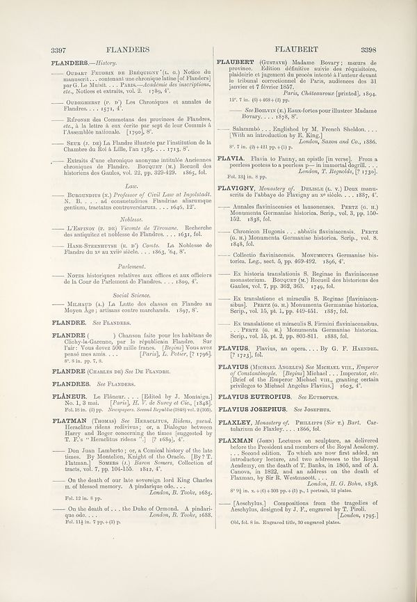 (436) Columns 3397 and 3398 - 