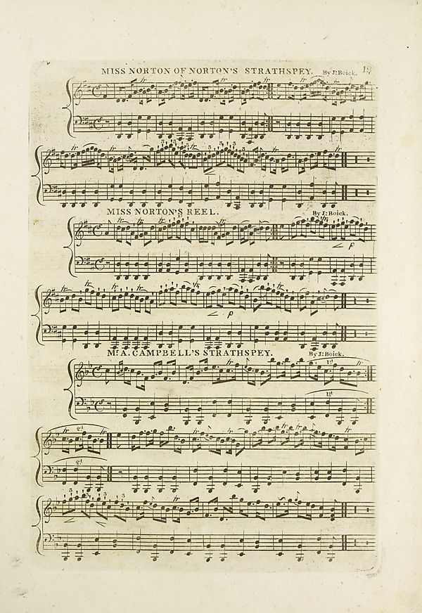 (25) Page 19 - Miss Norton of Norton's strathspey -- Mr A. Campbell's strathspey