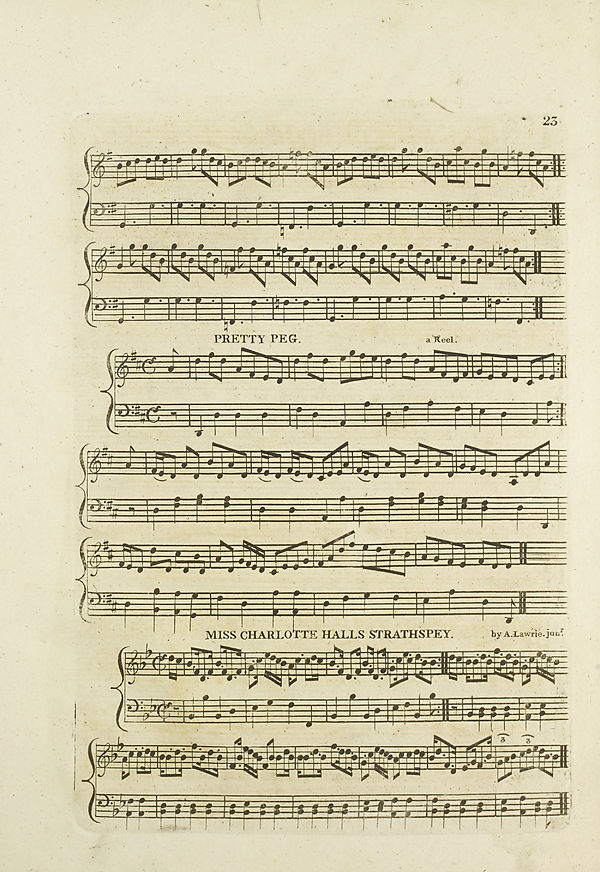 (29) Page 23 - Pretty Peg -- Miss Charlotte Hall's strathspey