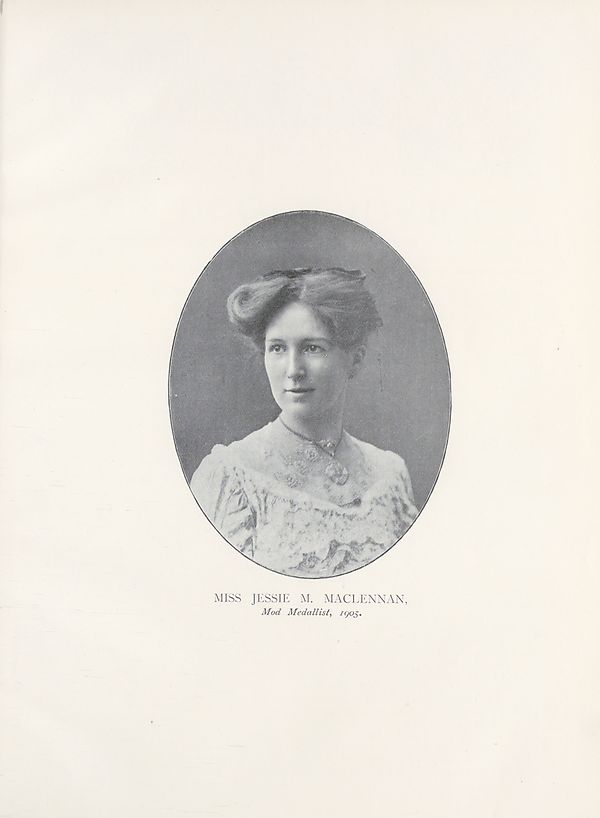 (27) Illustrated plate - Miss Jessie M. MacLennan