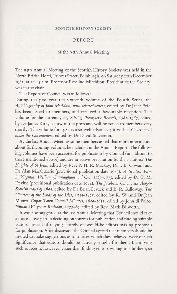 (376) [Page 1] - Report of the 95th annual meeting