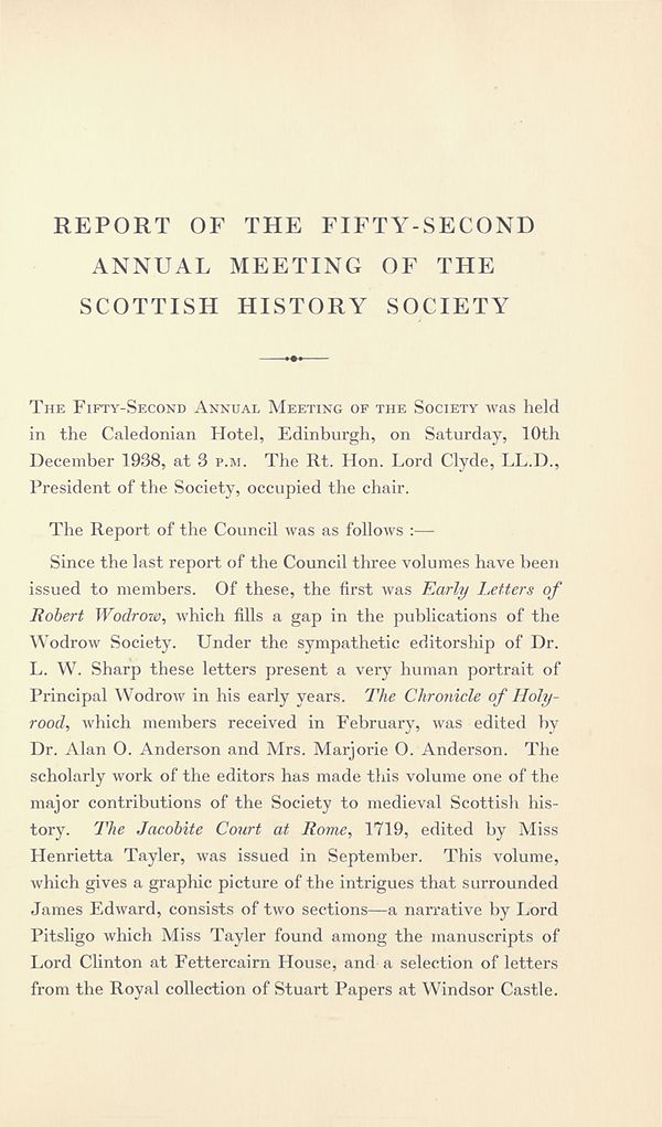 (390) [Page 1] - Report of the 52nd annual meeting