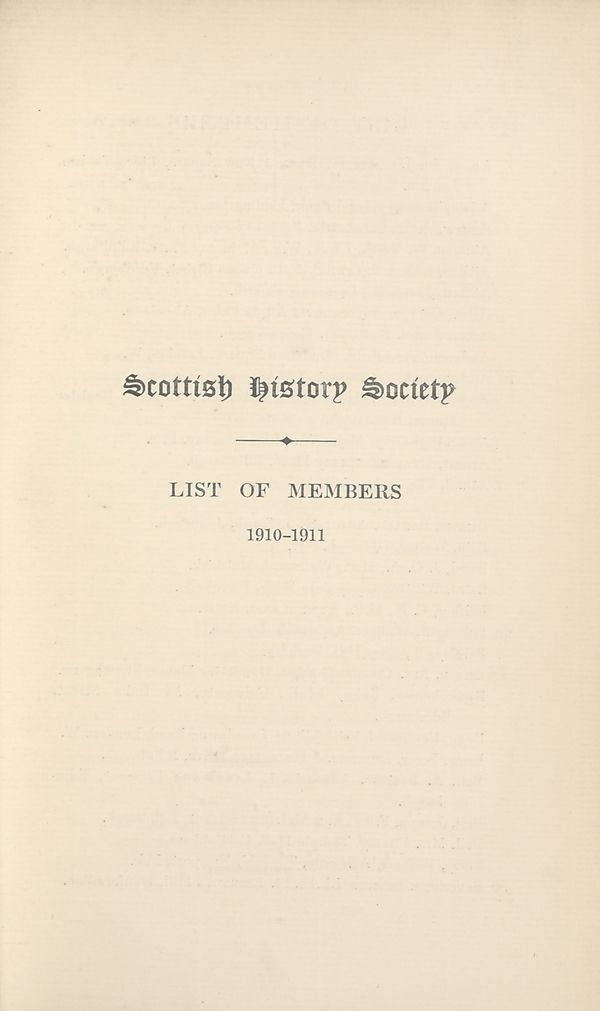 (488) [Page 1] - List of members 1910-1911