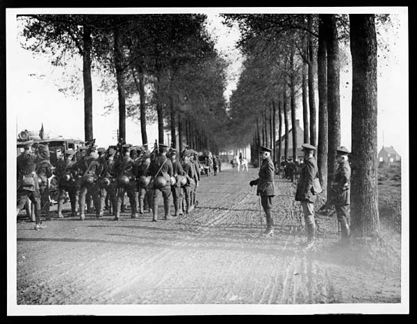 (1) A.196 - Irish troops march past the Duke of Connaught and General ...