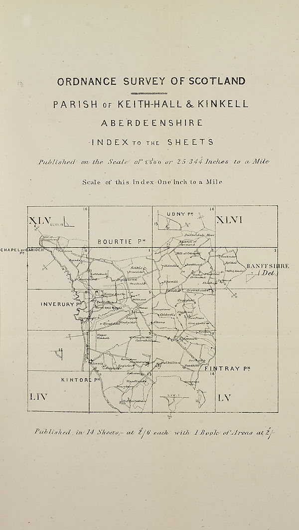 (76) Map - Parish of Keith-hall & Kinkell, Aberdeenshire