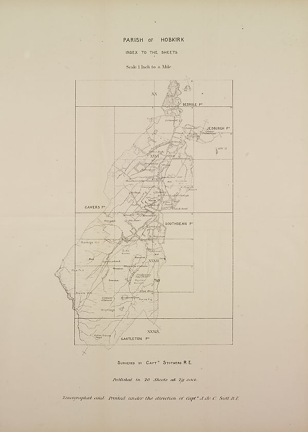 (278) Map - Parish of Hobkirk