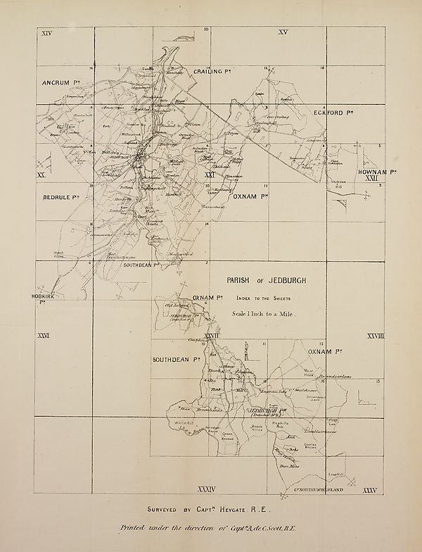 (643) Map - Parish of Jedburgh