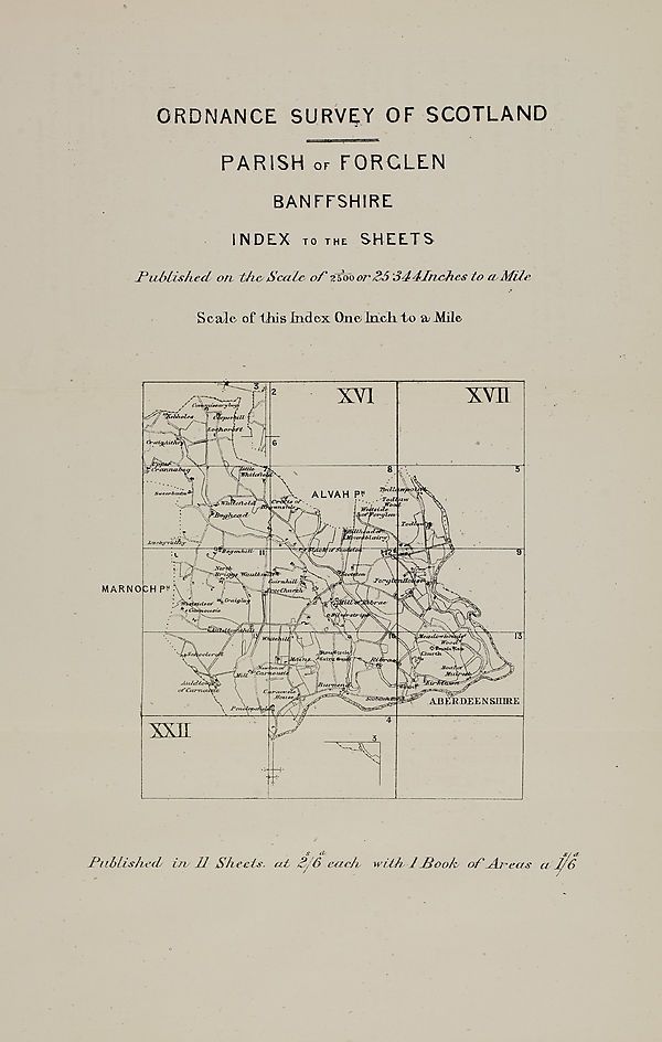 (43) Map - Parish of Forglen, Banffshire
