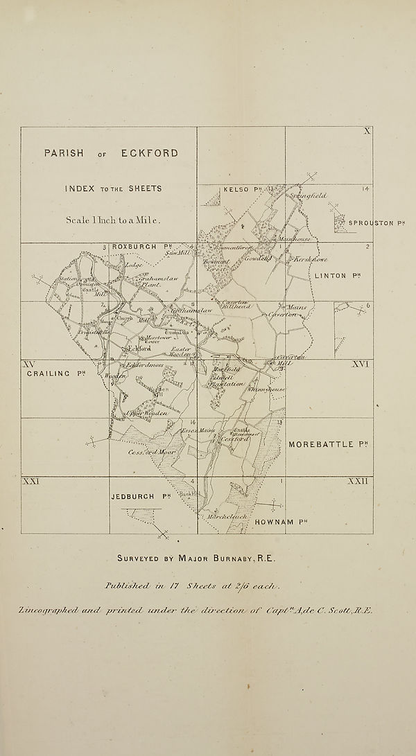 (674) Map - Parish of Eckford