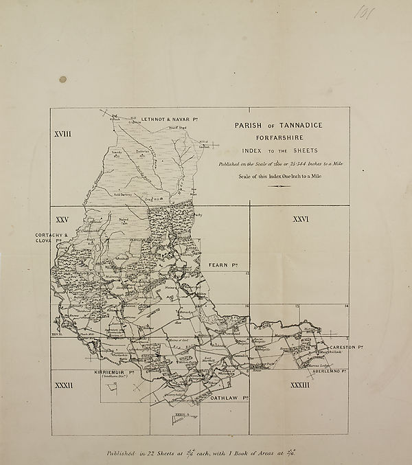 (38) Map - Parish of Tannadice