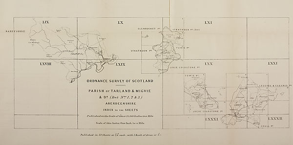 (91) Map - Parish of Tarland and Migvie