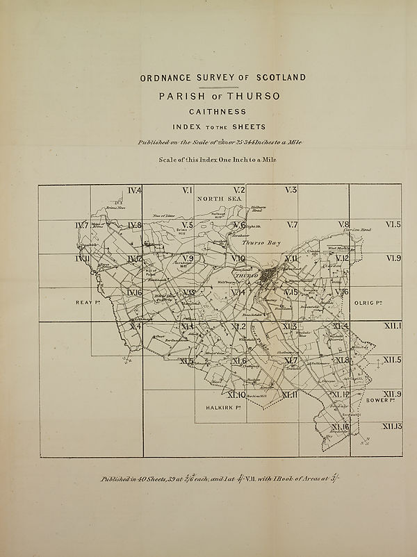 (213) Map - Parish of Thurso