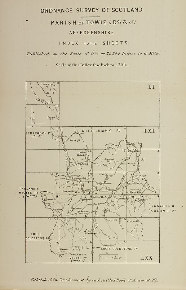 (399) Map - Parish of Towie