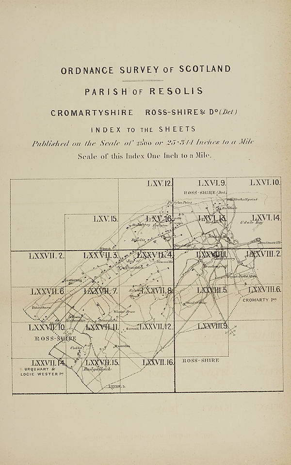 (219) Map - Parish of Resolis (Part of)