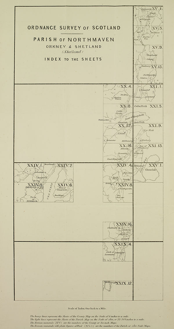 (217) Map - Parish of Northmaven