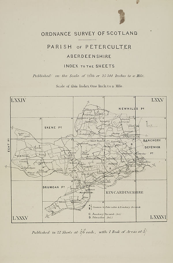 (463) Map - Parish of Peterculter