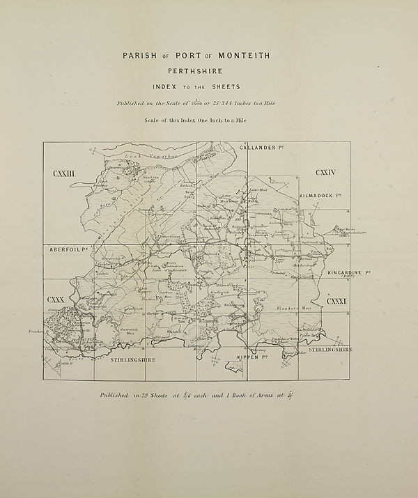 (606) Map - Parish of Port of Monteith