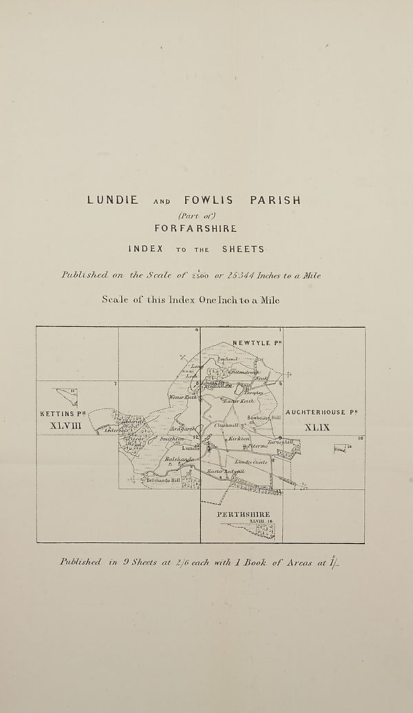 (324) Map - Parish of Lundie & Fowlis