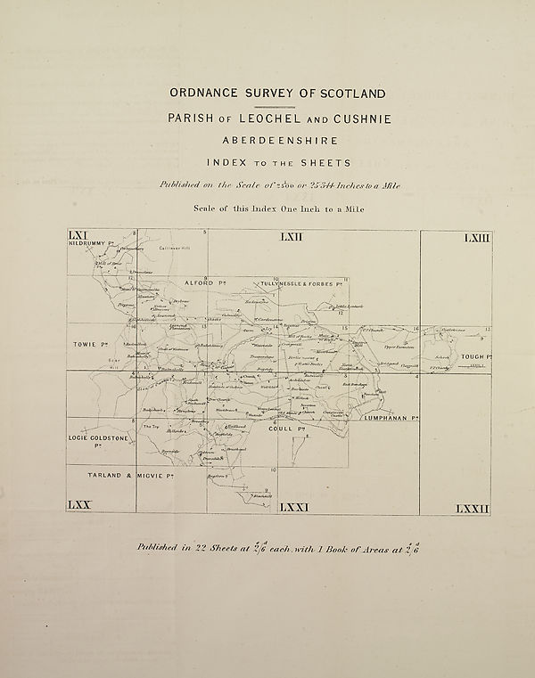 (371) Map - Parish of Leochel and Cushnie