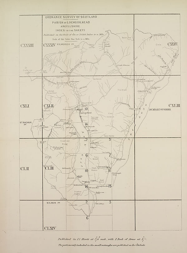 (675) Map - Parish of Lochgoilhead