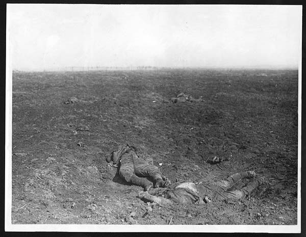 (40) O.939 - Battlefield after a Canadian charge