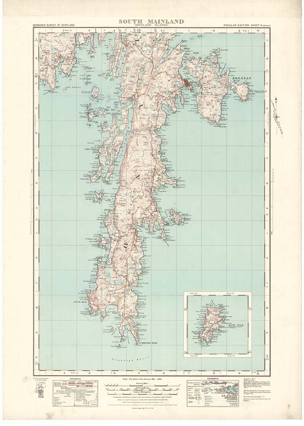 (4) Sheet 4 - South Mainland (Shetland Islands)