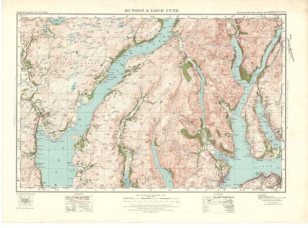 (65) Sheet 65 - Dunoon & Loch Fyne