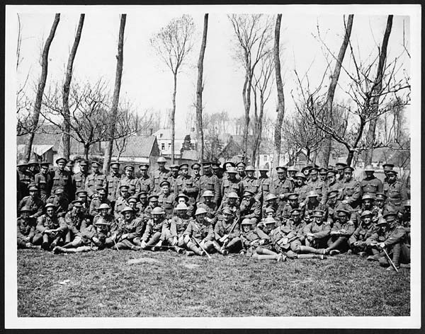 (16) D.1397 - Officers and men Newfoundland Regiment now serving in France and who served with the Regiment in Gallipoli