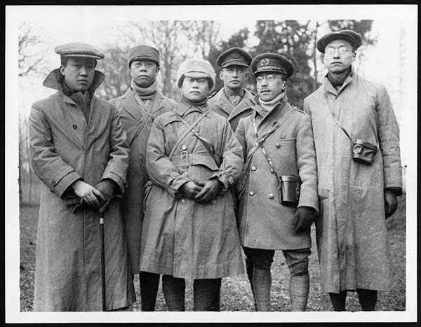 (2) D.1119 - Chinese students starting for the trenches on the Western Front