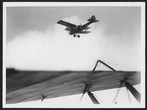 (17) N.400 - One of our planes over the German lines taking observations