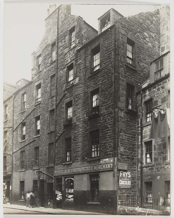 (23) Four Storey Tenement with R. Tulloch Fruit and Potato Merchant on the Ground Floor