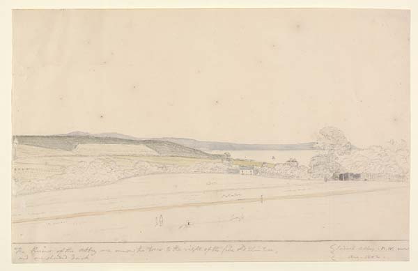 (35) 24c - Sadael Abbey, N.W. view, Aug. 1802