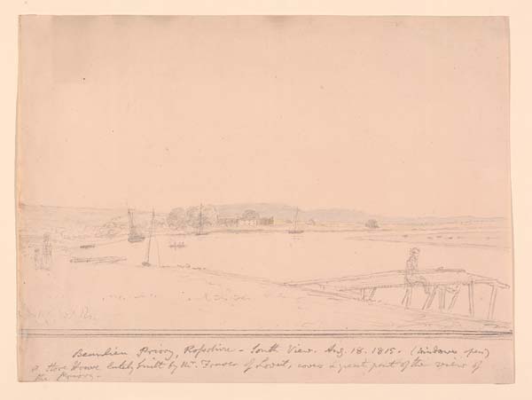 (1) 41 - Beaulieu Priory, Ross-shire - South View, Aug. 18, 1802
