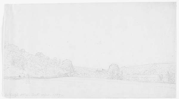 (4) 152 - Jedburgh Abbey - South view 1789