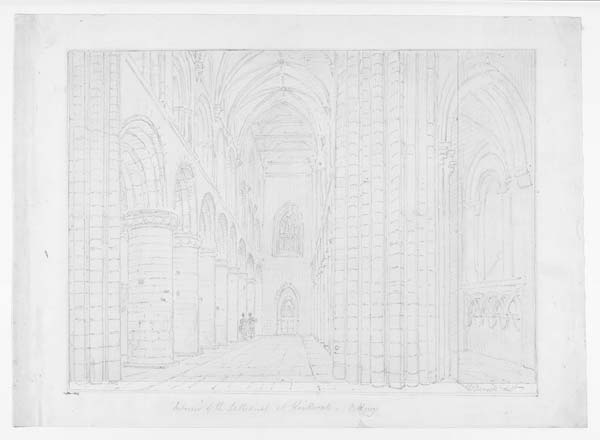(5) 180 - Interior of the Cathedral at Kirkwall, Orkney