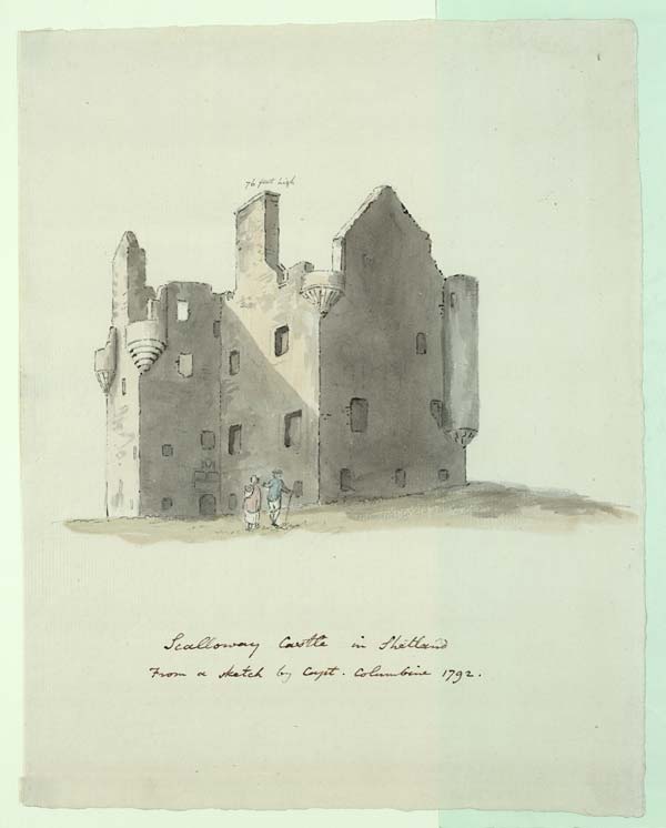 (1) 185a - Scalloway Castle in Shetland