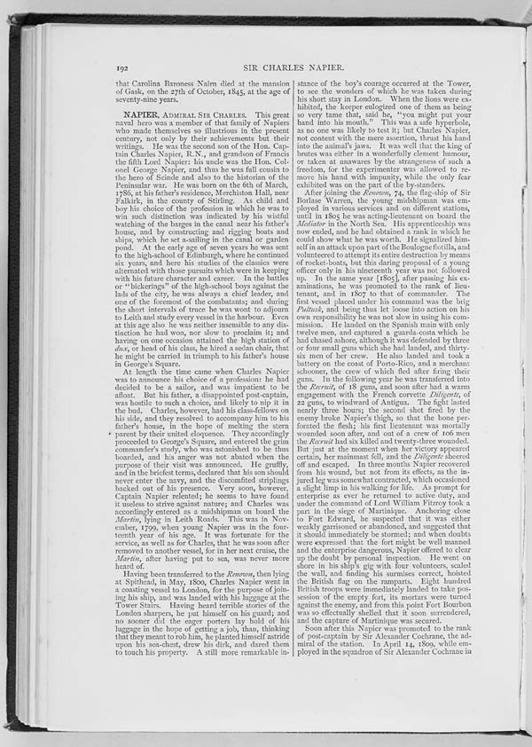 (205) Page 192 - Napier, Sir Charles
