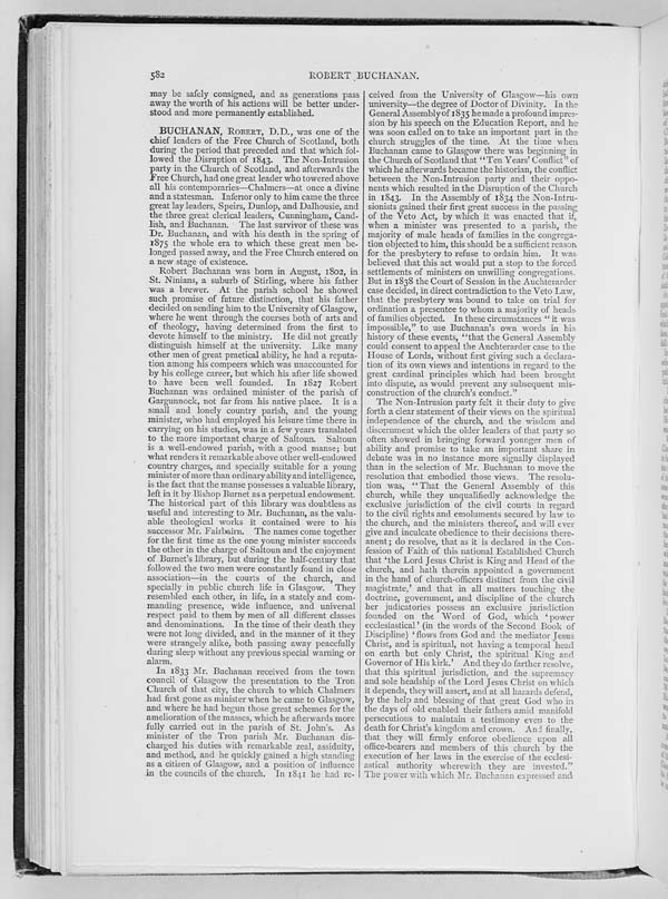 (228) Page 582 - Buchanan, Robert