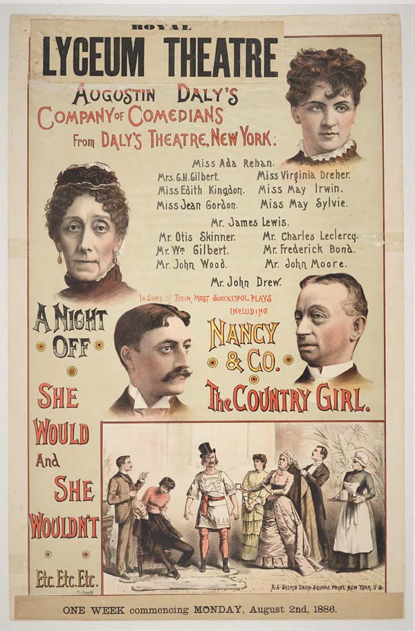 (25) Augustin Daly's Company of Comedians from Daly's Theatre, New York