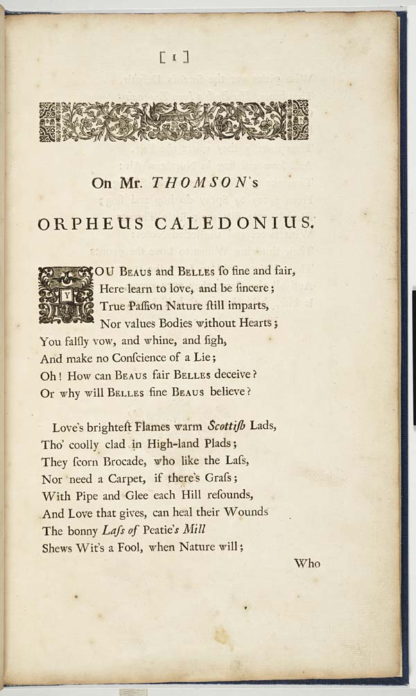 (8) Page  [6] - On Mr. Thomson's Orpheus Caledonius