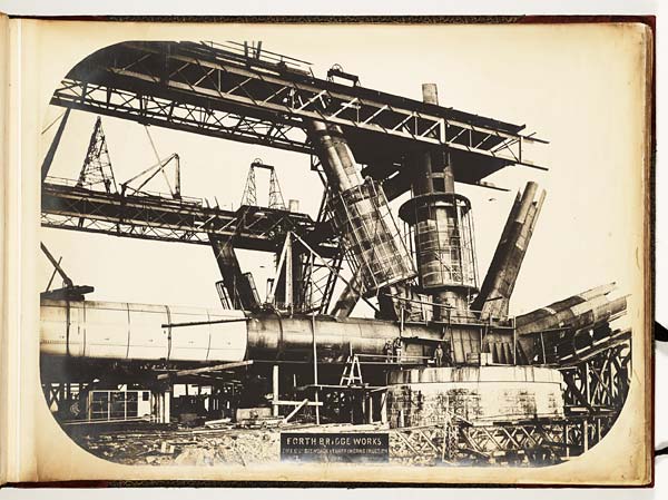 (2) No. 2 - Fife S.W. skewback & tubes in construction, 7 Sept. 1886